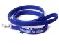 Preview: Hundeleine Softshell verstellbar personalisiert