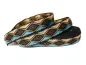 Preview: Borte Webband 20mm - Ethno brown blue - 1m