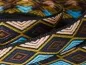 Preview: Borte Webband 20mm - Ethno brown blue - 1m