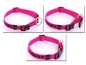 Preview: Namenshalsband Langhaar 25mm pink