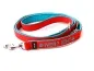 Preview: Hundeleine Softshell verstellbar personalisiert