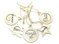 Preview: Personalisiertes Weihnachtsschmuck - 5-er Set