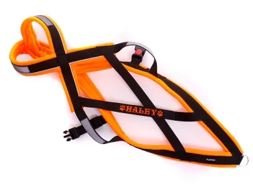 eRPaki Zuggeschirr PRO MINI 20 bestickt - Brustgurt - Reflektor