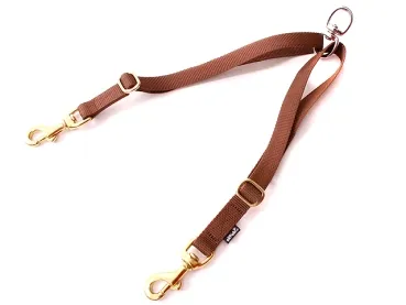 eRPaki Koppel für 2 Hunde 20mm - Wirbel - verstellbar