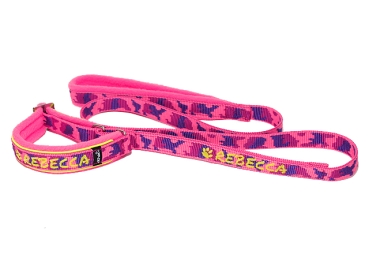 Preview: eRPaki Agility-Leine mit Bestickung 20mm MP