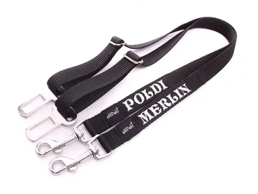 eRPaki Autogurt mit Namensbestickung 20 mm