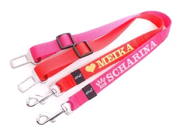 eRPaki Autogurt mit Namensbestickung 20 mm