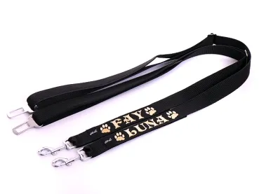 eRPaki Autogurt mit Namensbestickung 30 mm