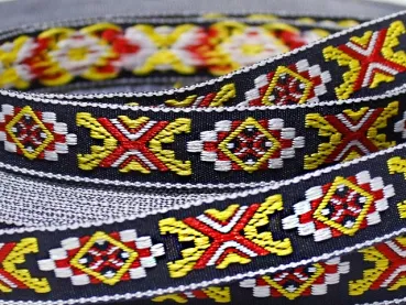 Borte Webband 20mm - Indianer Senf- 1m