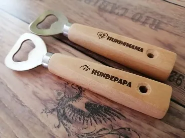 Flaschenöffner personalisiert mit Wunschgravur