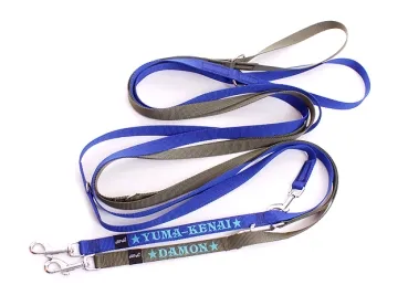 eRPaki Hundeleine mit Namensbestickung 20mm - verstellbar