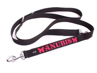 eRPaki Hundeleine mit Namensbestickung 30mm - verstellbar