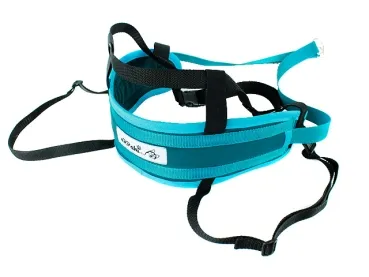 eRPaki Laufgürtel aus Softshell für Canicross und Wandern mit Hund in der Farbe petrol