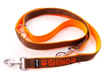 Hundeleine Softshell verstellbar personalisiert