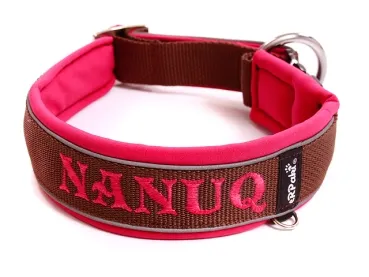 eRPaki PRO Namenshalsband Langhaar 30mm - Reflektor