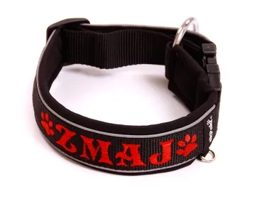 eRPaki PRO Namenshalsband Langhaar 30mm - Reflektor