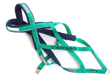 eRPaki Zuggeschirr PRO MAXI 30 bestickt - Brustgurt - Reflektor