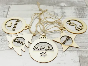 Personalisiertes Weihnachtsschmuck - 1 Stück