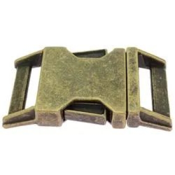 Metallklickverschluss / Steckverschluss Antikes Messing