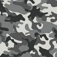S031 Softshell Camouflage Winter (schwarz-grau-weiß)