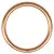 O-Ring Stahl rosegold 35/4