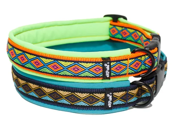 Hundehalsbänder mit Klickverschluss und Borte