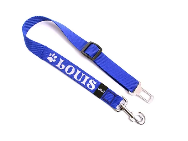 Autosicherheitsgurt - Verbindungsstück mit Namensbestickung 20 mm