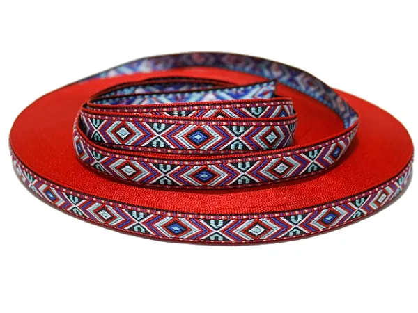 Borte Webband 19mm - Indianer rot - 1m