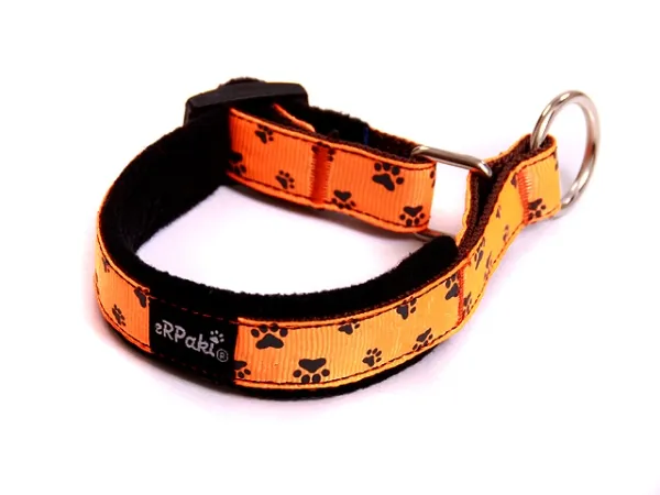 eRPaki® FLEECE Borte Hundehalsband Zugstopp 15mm