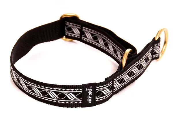 eRPaki Borte Halsband Zugstop 25mm OP schwarz