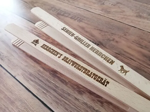 Grillzange personalisiert mit Wunschgravur