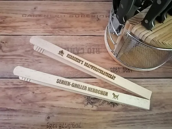 Grillzange personalisiert mit Wunschgravur