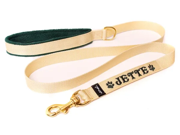 eRPaki Hundeleine mit Namensbestickung 25mm MP