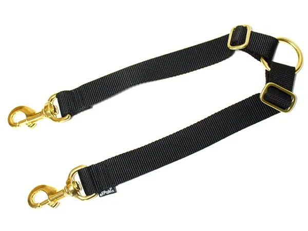 eRPaki Koppel für 2 Hunde 30mm - Ring - verstellbar