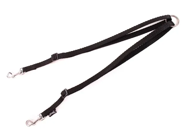 eRPaki Koppel für 2 Hunde 10mm - Ring - verstellbar