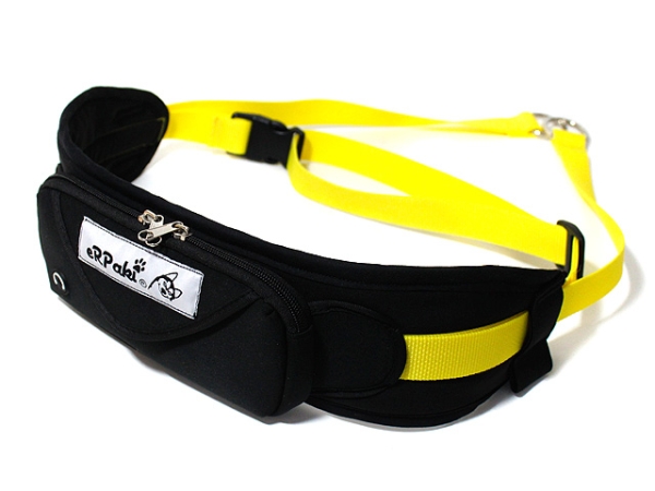 eRPaki PRO Laufgurt Trekkinggurt mit Neoprentasche DOGTREKKING