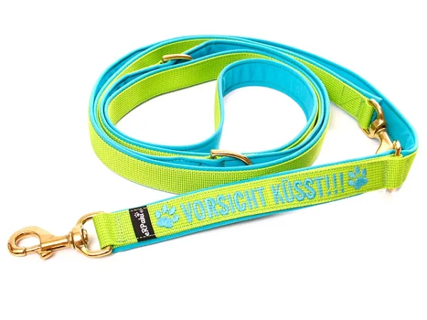 Hundeleine Softshell verstellbar personalisiert
