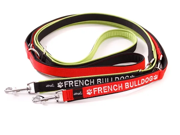 Hundeleine Softshell verstellbar personalisiert