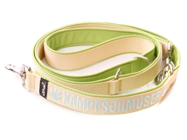 Hundeleine Softshell verstellbar personalisiert