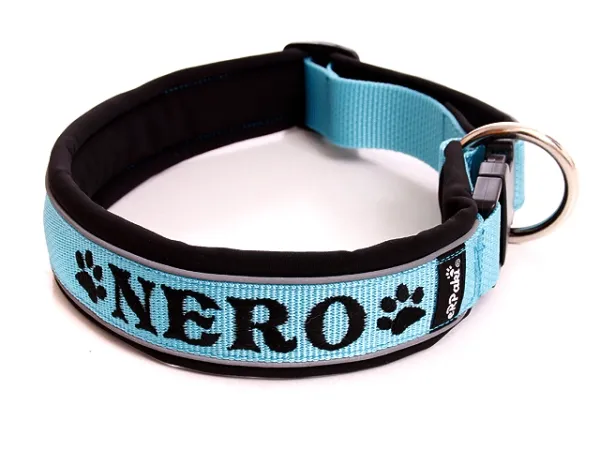 eRPaki PRO Namenshalsband Langhaar 30mm - Reflektor