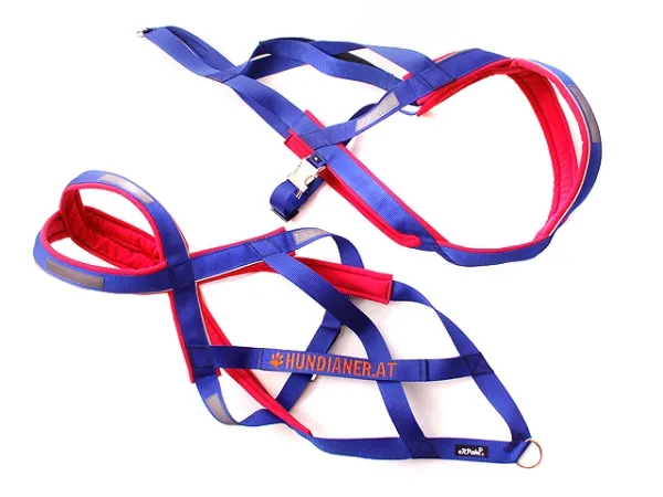 eRPaki Zuggeschirr PRO MAXI 30 bestickt - Brustgurt - Reflektor