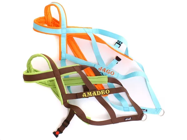 eRPaki Zuggeschirr PRO MAXI 30 bestickt - Brustgurt