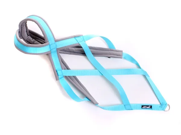 X-Back Zuggeschirr hellblau grau X-Back Zuggeschirr hellblau grau