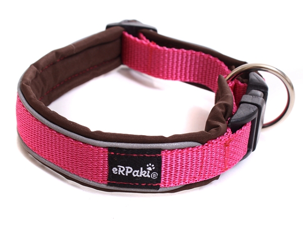 eRPaki Hundehalsband Langhaar 25mm MP - Reflektor