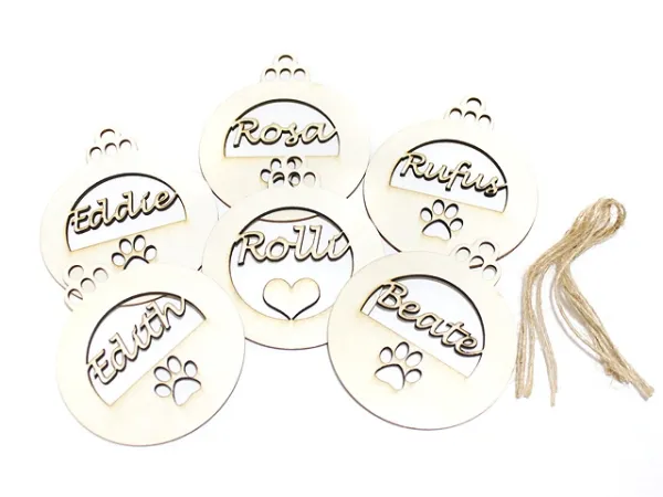 Personalisiertes Weihnachtsschmuck - 3-er Set
