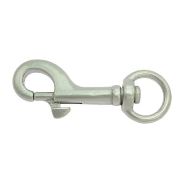 Bolzenkarabiner aus Edelstahl 64 mm