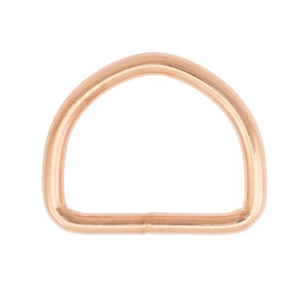 Sattlerei-Halbring - Roségold