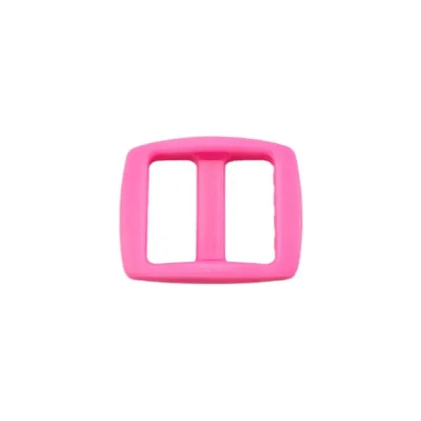 Kunststoffschnalle-Stopper-Schieber-zum-Durchziehen - rosa