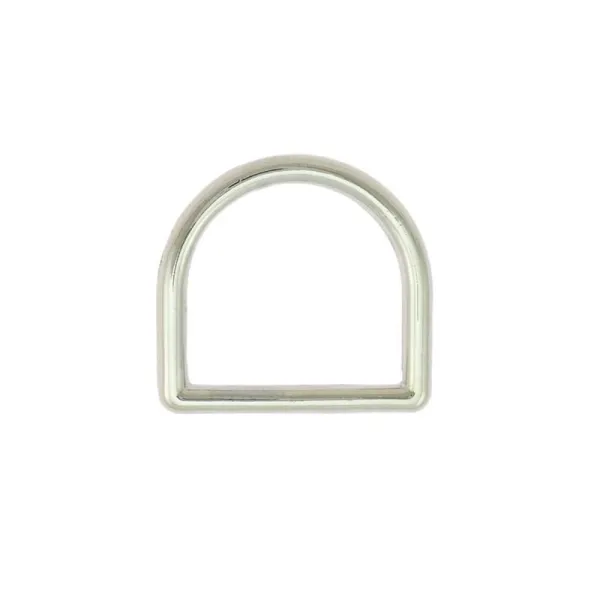 D-Ring aus Zink - Verchromt