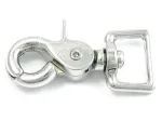 Scherenkarabiner für Gurtbänder 62 mm Verchromt